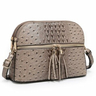 Dasein Women Tassel Zipper Pocket Crossbody Bag