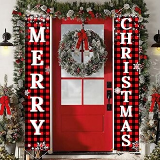 Ivenf Christmas Yard Sign Set