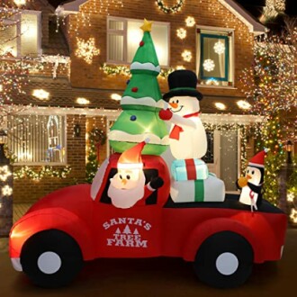 Lewondr Christmas Inflatables
