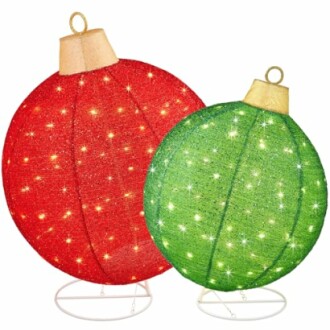 Best Choice Products Lighted Ornament Set
