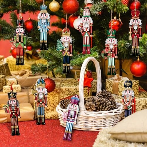 Christmas Nutcracker Wooden Ornaments