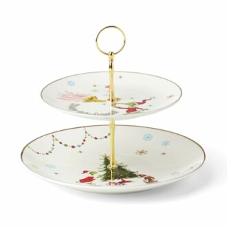 Lenox Merry Grinchmas 2-Tiered Server
