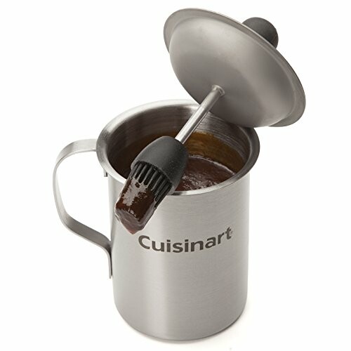 Cuisinart Sauce Pot with basting brush and lid.