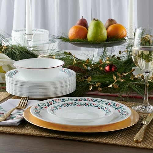 Corelle Vitrelle 18-Piece Christmas Service for 6