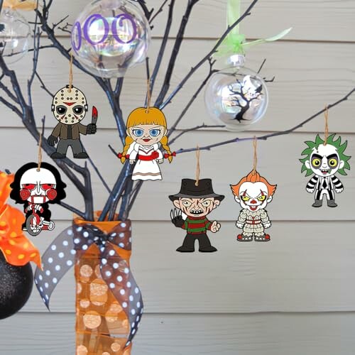 10pcs Horror Christmas Tree Decorations