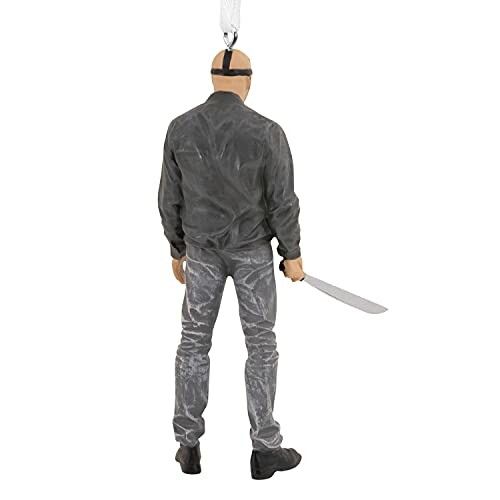 Horror character ornament holding a machete