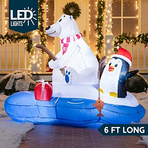Joiedomi Inflatable Polar Bear