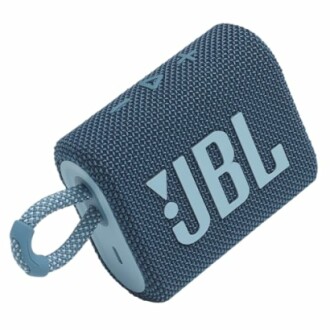 JBL portable Bluetooth speaker with fabric loop.