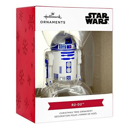 R2-D2 Star Wars Christmas tree ornament in packaging.