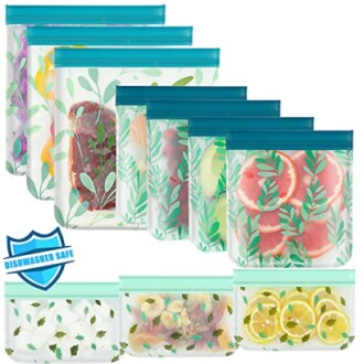 Hndnrxue Reusable Food Storage Bags
