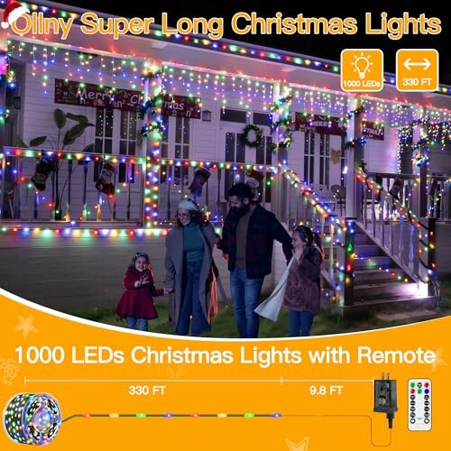Ollny Christmas Lights 1000 LED