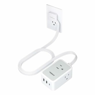 TESSAN Flat Plug Power Strip